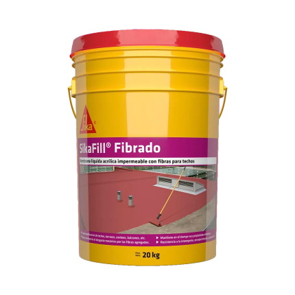 Sikafill techos fibrado rojo  x 20 kg SIKA