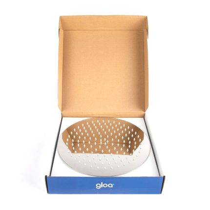 Cabezal redondo 30 cm acero inoxidable GLOA