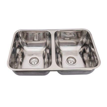 Pileta doble ace.62x38x20 doble sop. americana ARIEL DEL PLATA