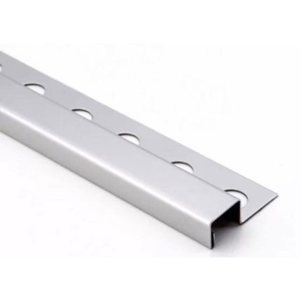 Perfil omega ac inox 10x10mmx. 2.5m. brillante MOLDUMET