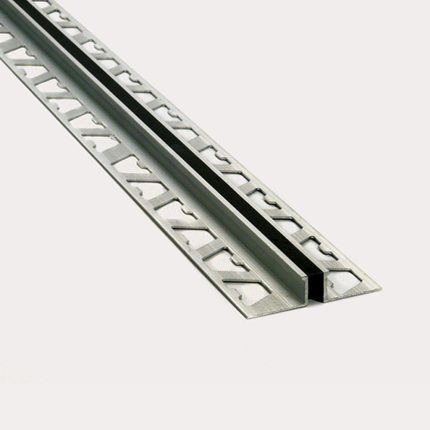 Junta de dilatacion alum.8mm. gris x 2.5m (discont. venta s/stock ) ATRIM