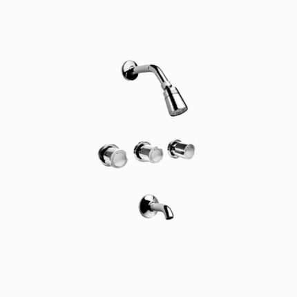 Ducha p/embutir c/transf.viva cromo hydros HYDROS