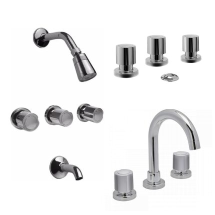 Combo griferia viva cromo hydros HYDROS